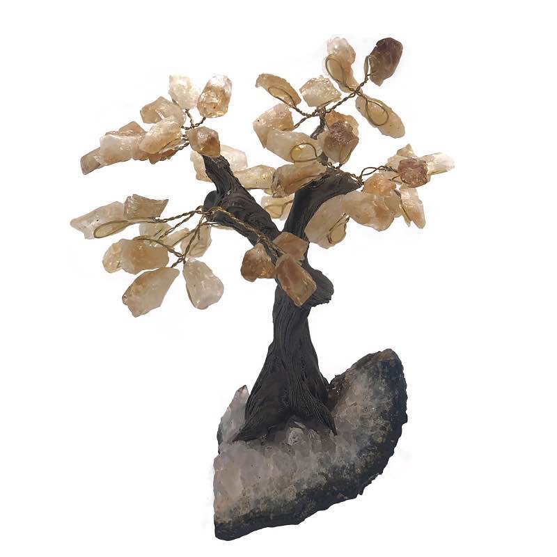 Gemstone Bonsai Tree, Large (Citrine)